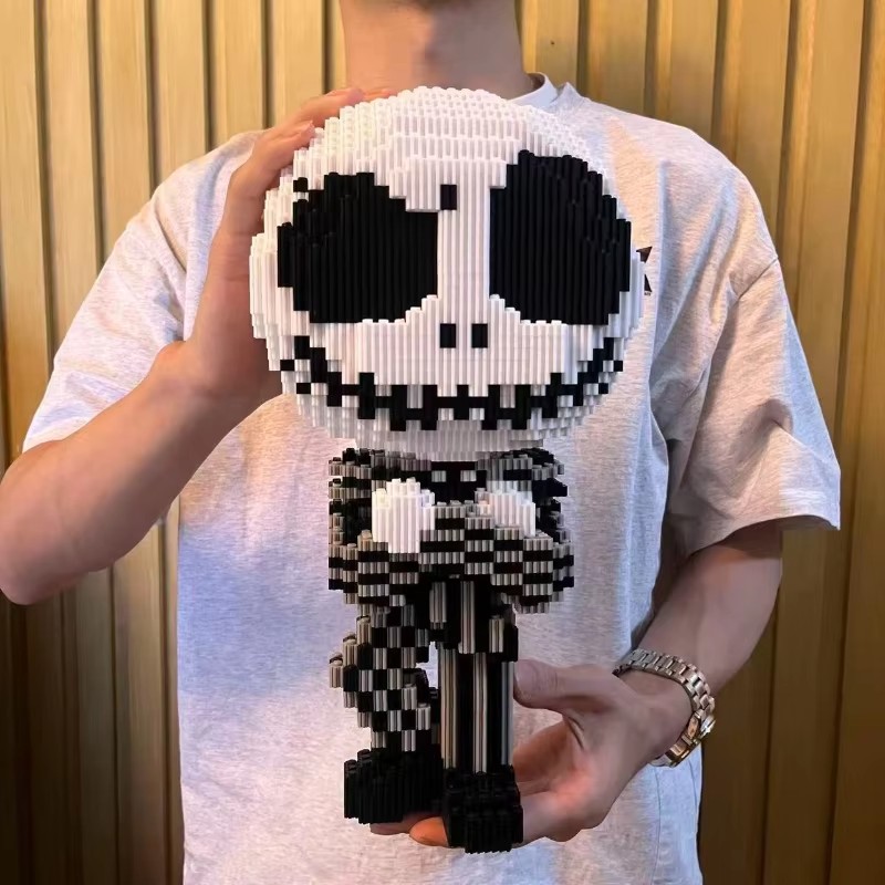 Desk Setup Gear - 33cm Halloween Szkielet Dynia Jack Skellington