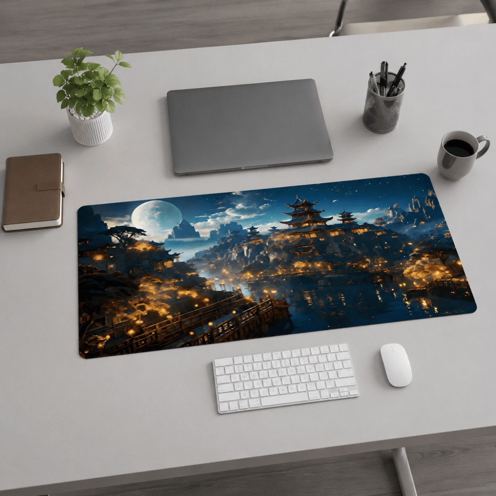 Desk Setup For Work - Oryginalna, fantazyjna mata na stół z