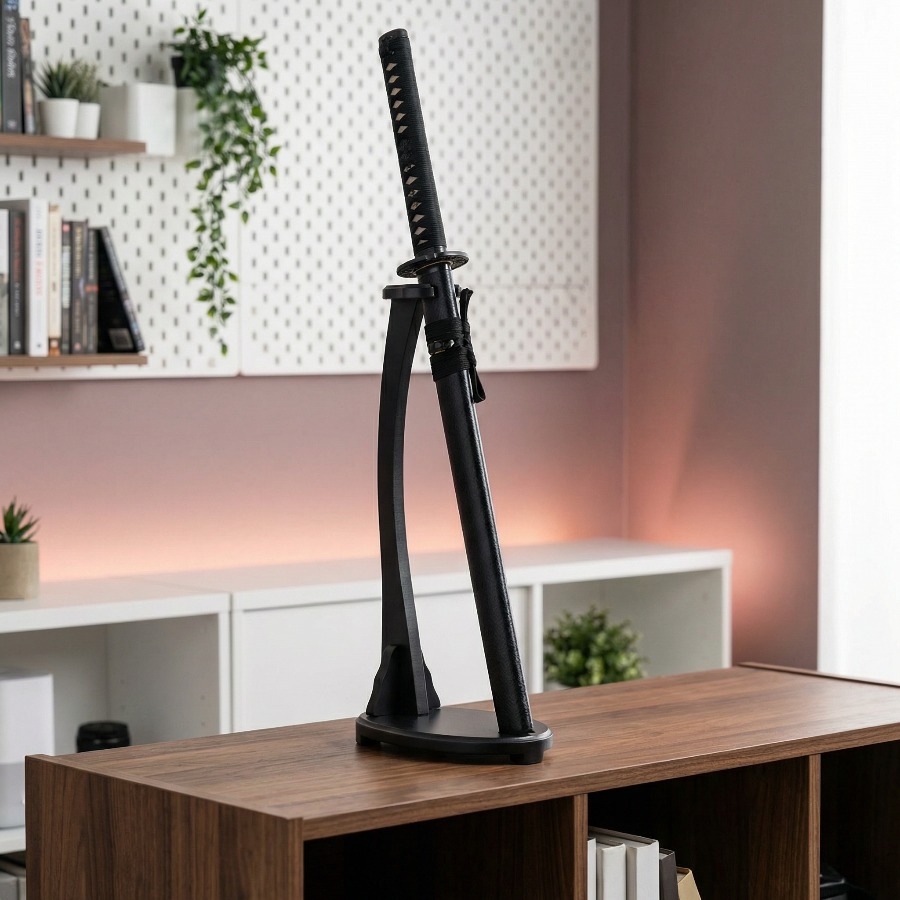 Desk Setup Shelf - Pionowy stojak na katanę, półka na