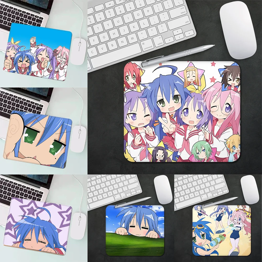 Desk Setup Anime - Podkładka pod mysz do gier Lucky