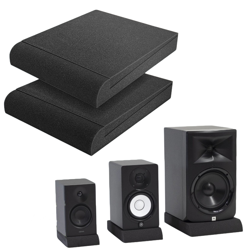 Desk Setup Speakers - Wstrząsoodporne maty izolacyjne akustyczne, piankowe podkładki