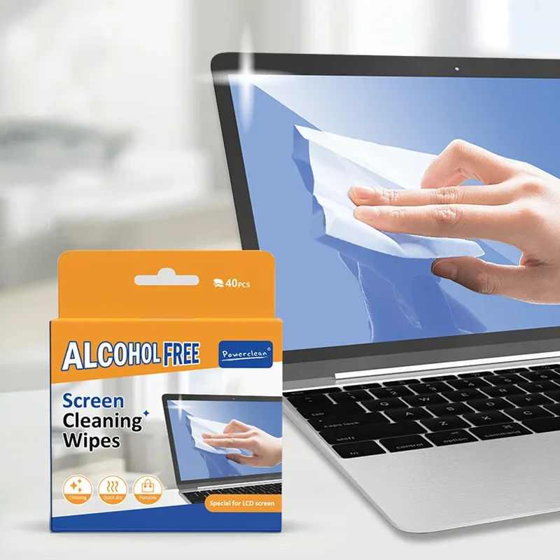 Monitor Cleaning Kit - 40 sztuk chusteczek do czyszczenia ekranów