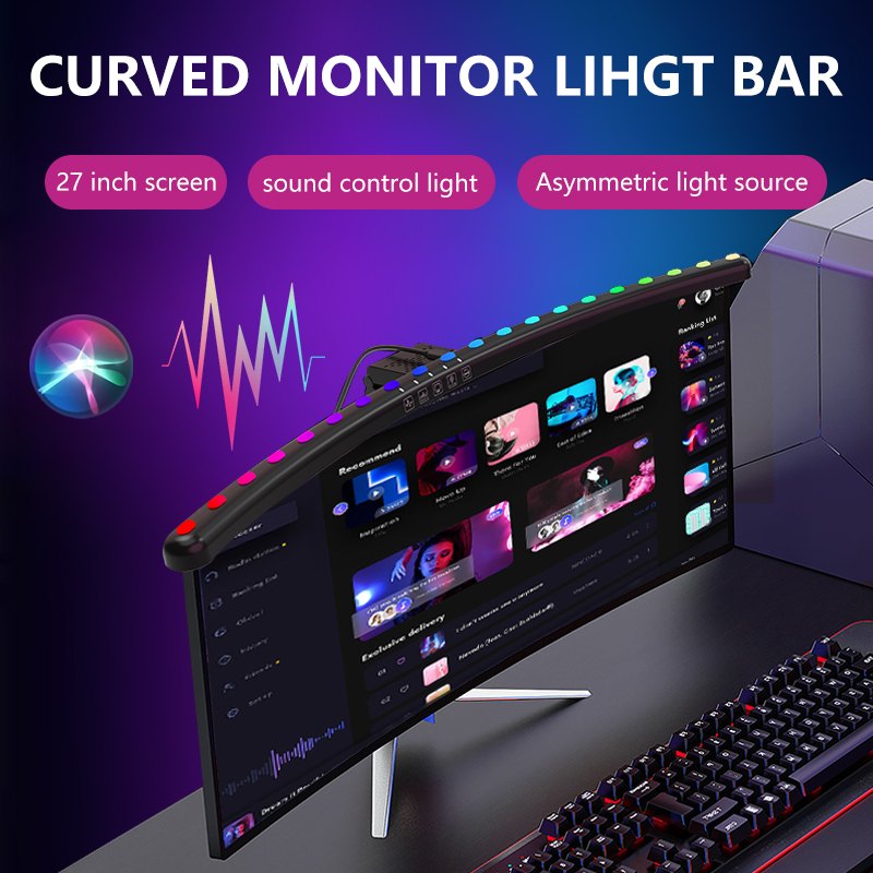 Listwa świetlna RGB do monitor – Desk Setup Office recenzja i cena