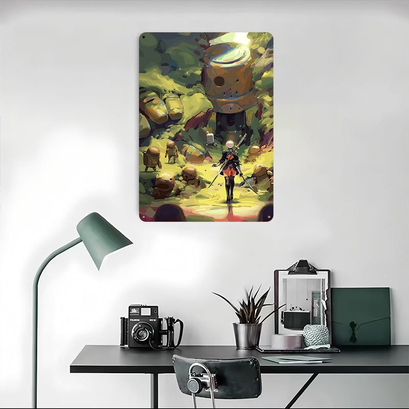 Nier Automata: 2B w lesie - me – Desk Setup Art recenzja i cena