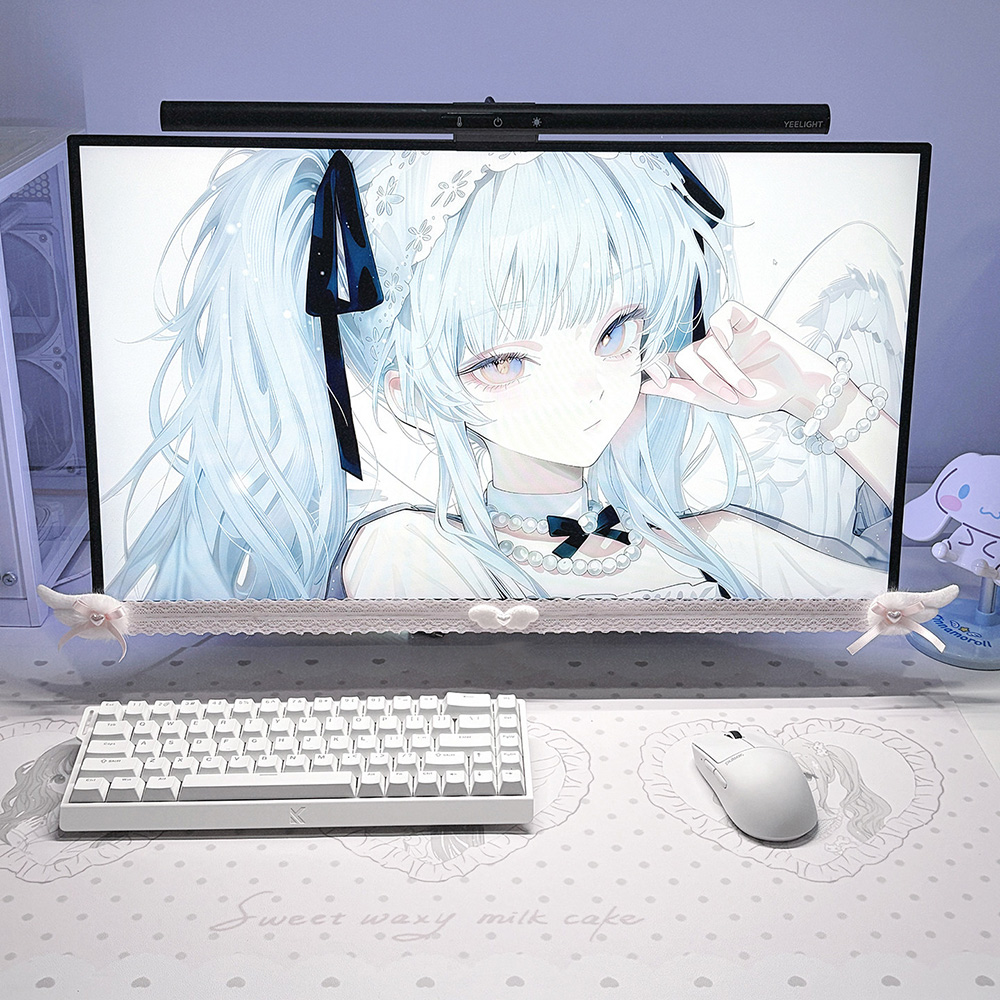 Nowa Dekoracja Ekranu Biała Ko – Desk Setup Office recenzja i cena