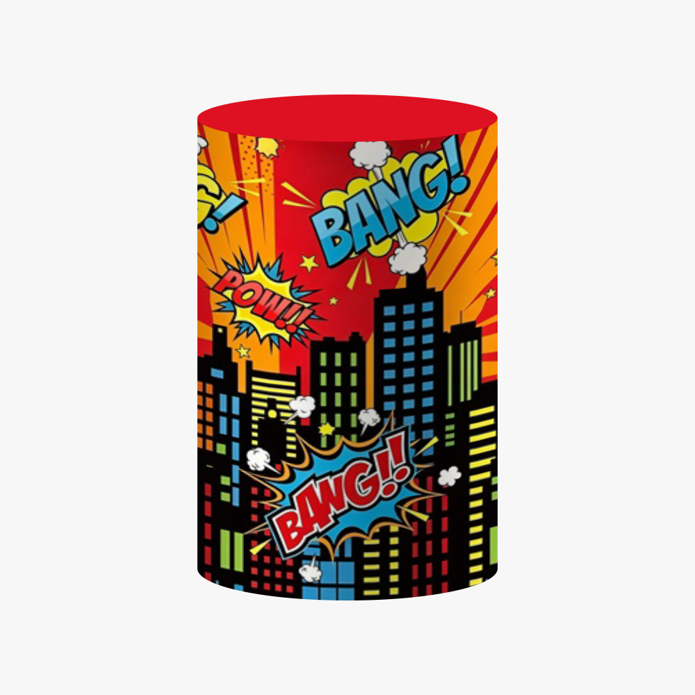 Komiksowy Superbohater Cylinde – Desk Setup Background recenzja i cena