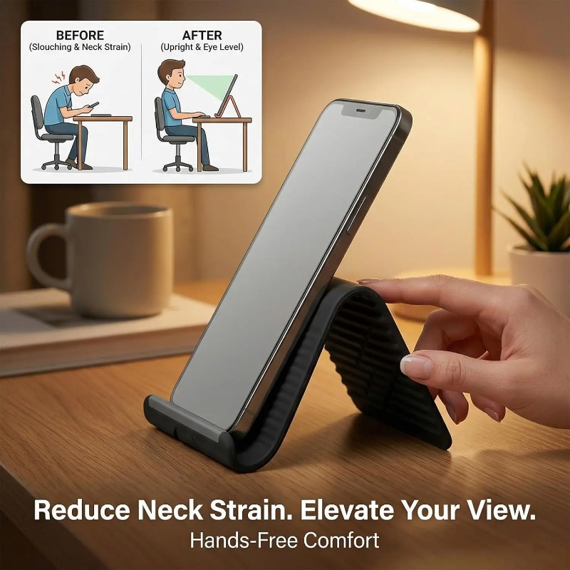 Elastyczny, składany silikonow – Desk Setup Stand recenzja i cena