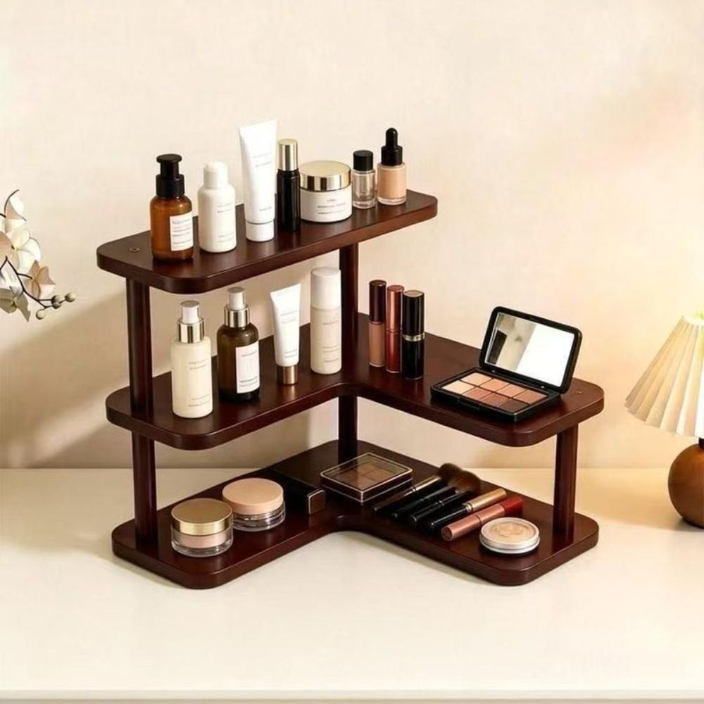 Wielopoziomowa narożna półka n – Desk Setup Shelf recenzja i cena
