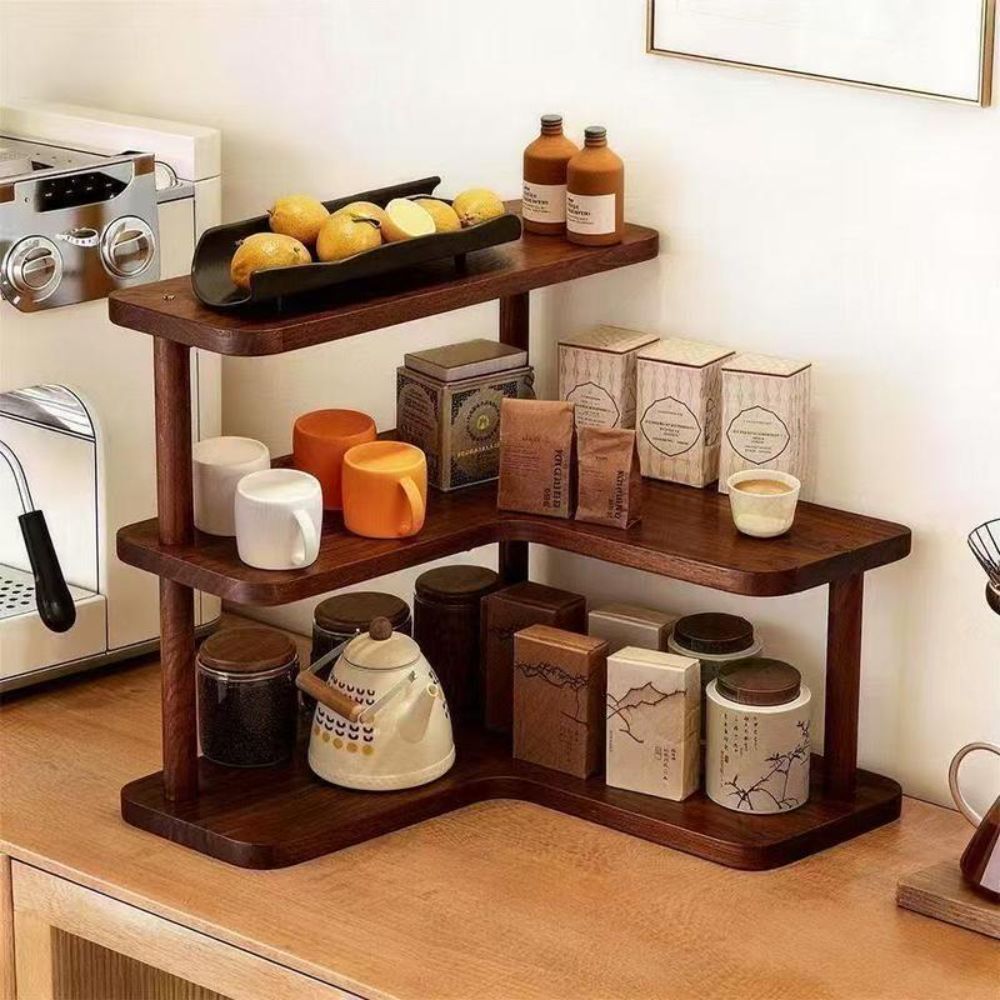 Wielopoziomowa narożna półka n – Desk Setup Shelf recenzja i cena
