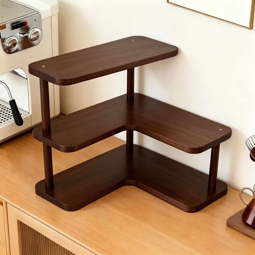 Wielopoziomowa narożna półka n – Desk Setup Shelf recenzja i cena