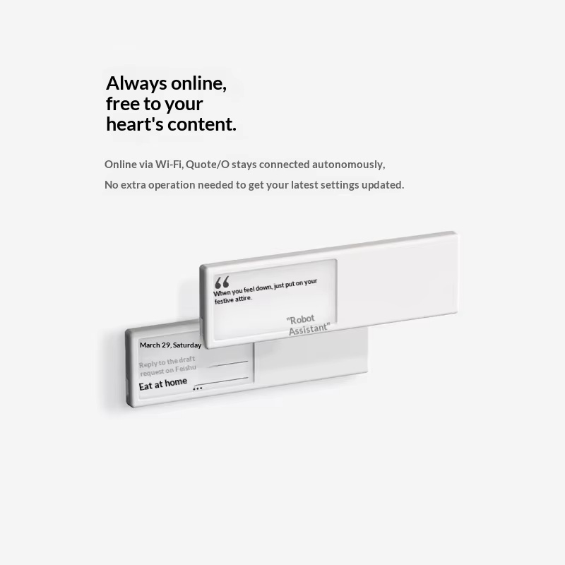 Cytat O Smart Wifi E Ink Displ – Desk Setup Office recenzja i cena
