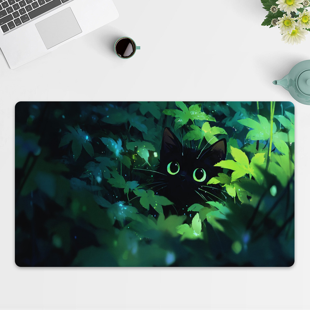 Czarny Kot Mata do Gry MTG Zie – Desk Setup Art recenzja i cena