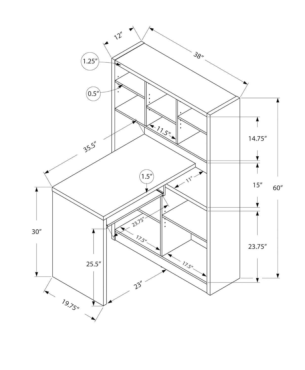 Biurko narożne z regulowanymi  – Desk Setup Dark recenzja i cena