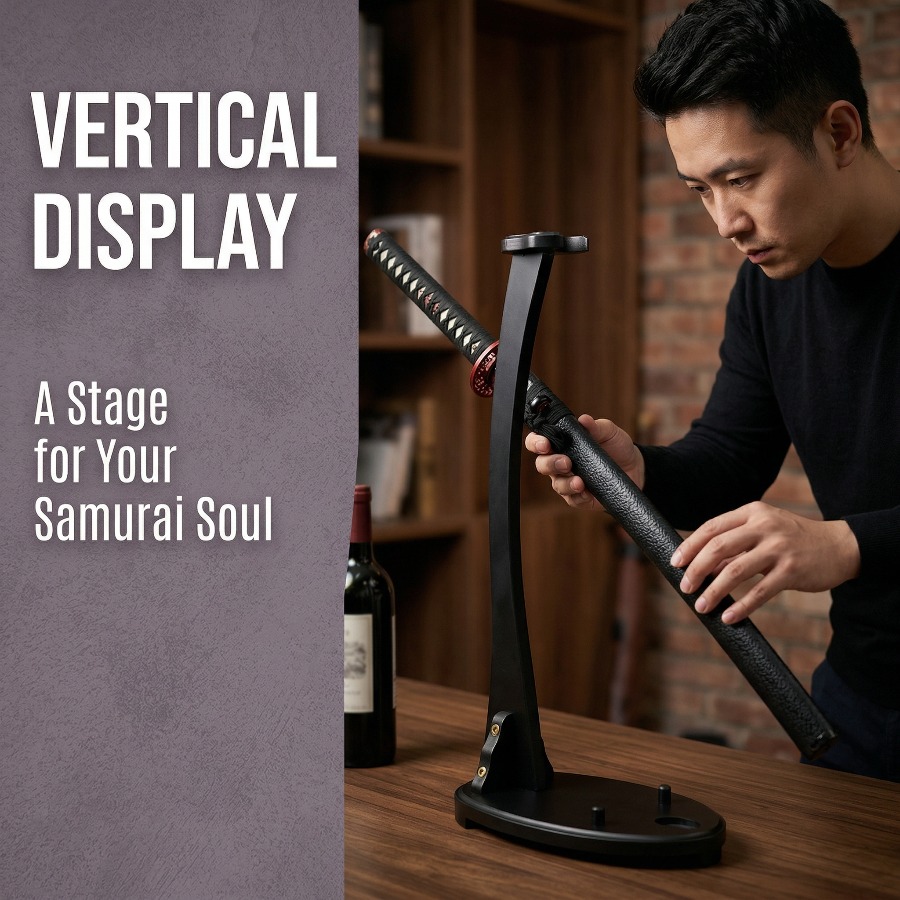 Pionowy stojak na katanę, półk – Desk Setup Shelf recenzja i cena