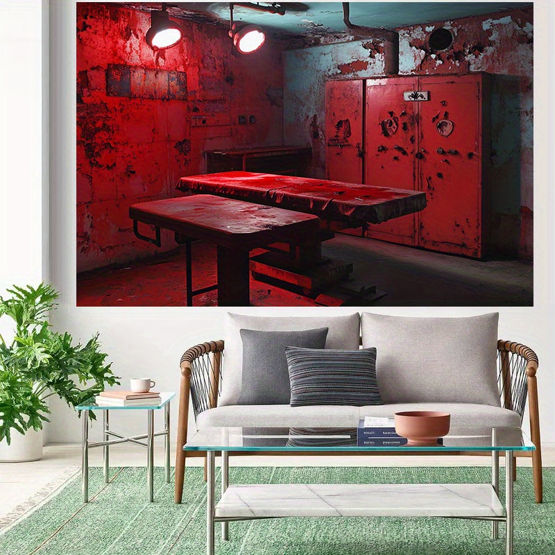 1 szt. baner z czerwonym tłem  – Desk Setup Background recenzja i cena