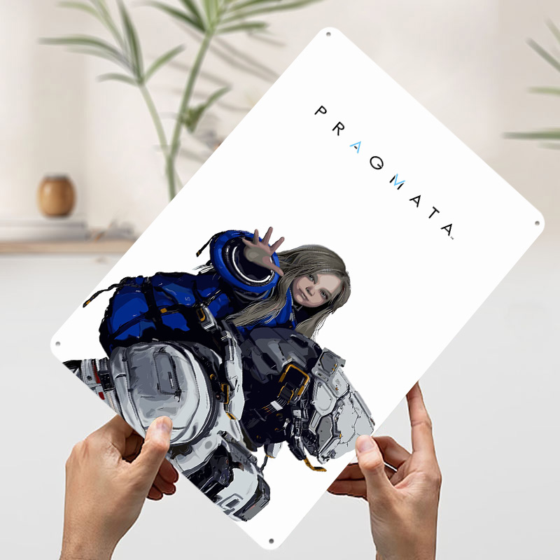 Metalowy plakat z postaciami z – Desk Setup Art recenzja i cena